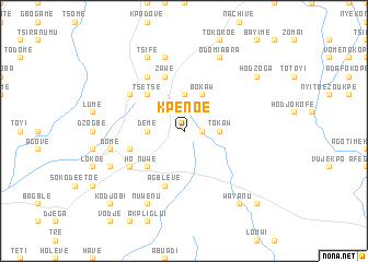 map of Kpenoe