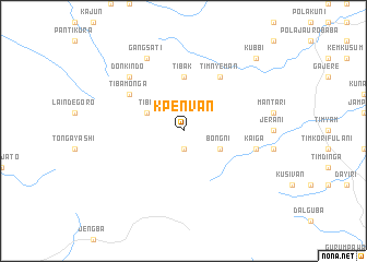 map of Kpenvan