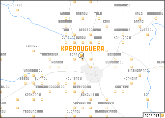 map of Kpérou Guéra