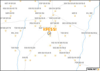 map of Kpessi