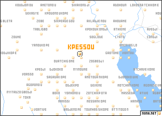 map of Kpessou