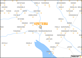 map of Kpetebu