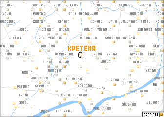 map of Kpetema