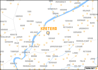 map of Kpetema