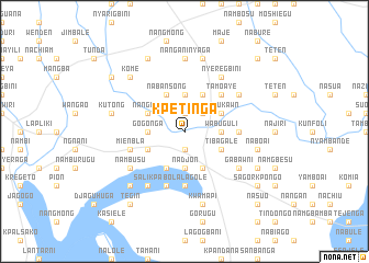 map of Kpetinga