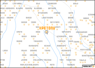 map of Kpetonu