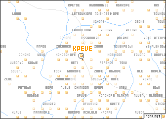 map of Kpeve