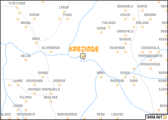 map of Kpèzindè