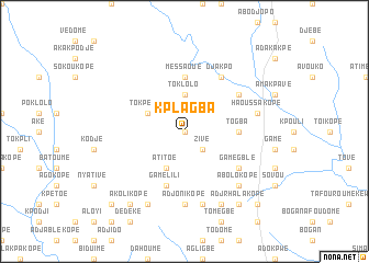 map of Kplagba