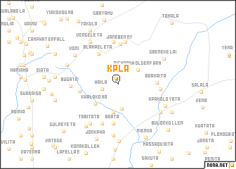 map of Kpla