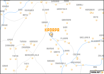 map of Kpoapa