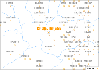 map of Kpodji Dassé