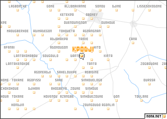 map of Kpodji