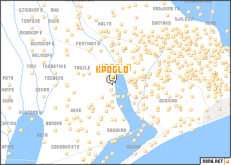 map of Kpoglo