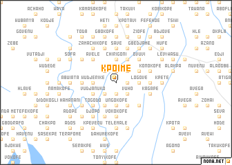 map of Kpoime