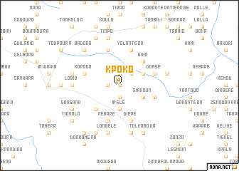 map of Kpoko