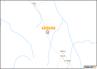 map of Kpokpo