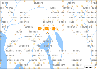 map of Kpokukofe