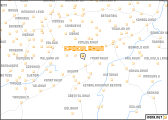 map of Kpokulahun