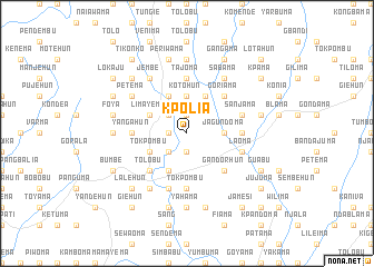 map of Kpolia