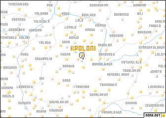 map of Kpoloni