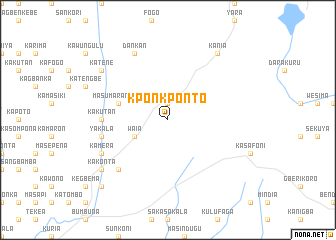 map of Kponkponto