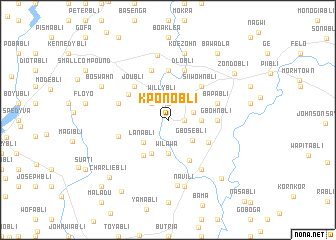 map of Kponobli