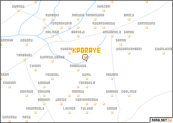 map of Kporaye