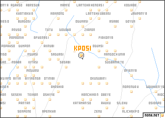 map of Kposi