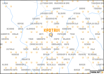 map of Kpotavi