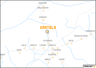 map of Kpotolo