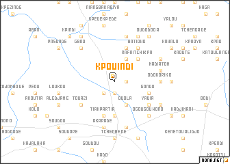 map of Kpouindi