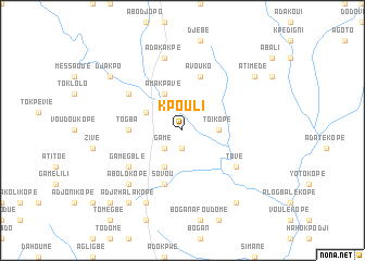 map of Kpouli