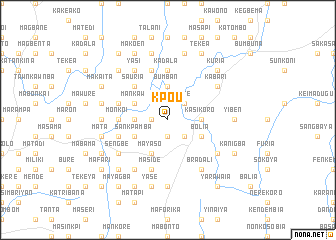 map of Kpou