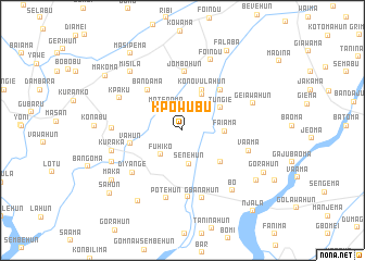 map of Kpowubu