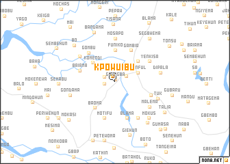 map of Kpowuibu