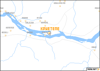 map of Kpwetene