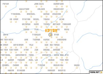 map of Kpyam