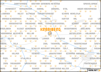 map of Kraaiberg