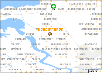 map of Kraaienberg