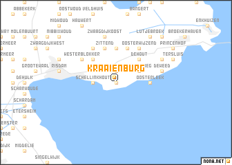 map of Kraaienburg