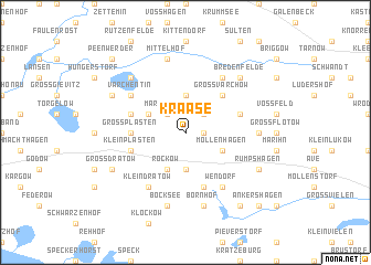 map of Kraase