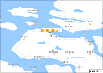 map of Krabbesti