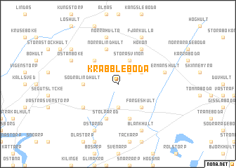 map of Kräbbleboda