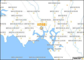 map of Krabi