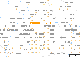 map of Kraboahebrom