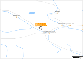 map of Kråbøl