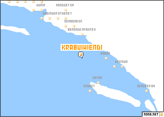 map of Krabuiwiendi