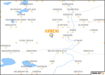 map of Krachi