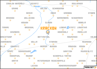 map of Krackow